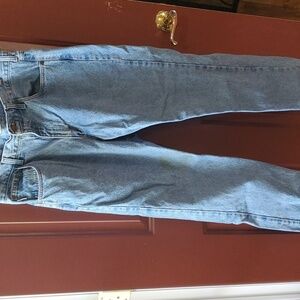 Carhartt Light Blue Men's Straight Jeans Traditional Fit 35 X 30